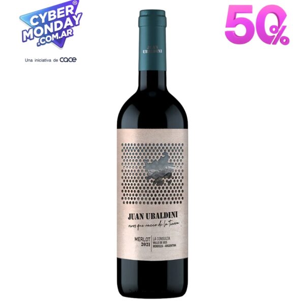 PROMO JUAN UBALDINI MERLOT CYBERMONDAY 50% OFF