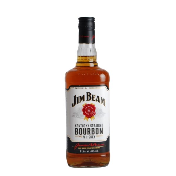 W. JIM BEAM WHITE X 1 LT