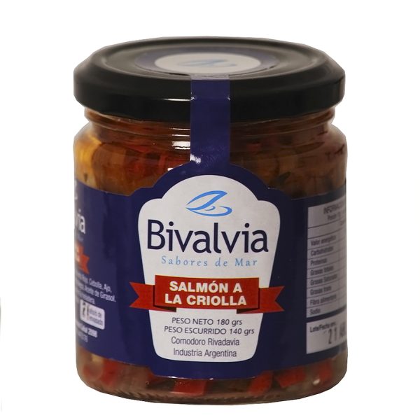 BIVALVIA SALMON A LA CRIOLLA X 180 GRS