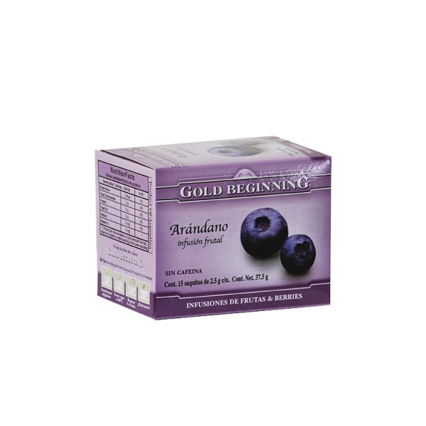 TE GOLD BEGINNING ARANDANO X 15 SAQ