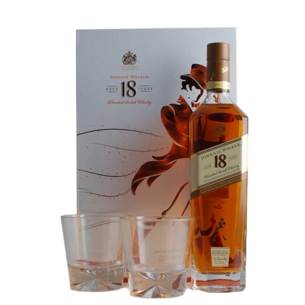W. J. WALKER 18 AÑOS 750CC EST CON 2 VASOS