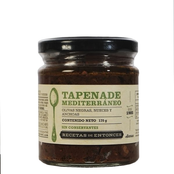 RECETAS DE ENTONCES TAPENADE MEDITERRANEO X 170 G