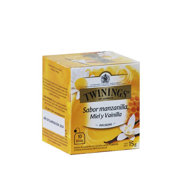 TE TWININGS MANZANILLA, MIEL Y VAINILLA X 10 SAQ.