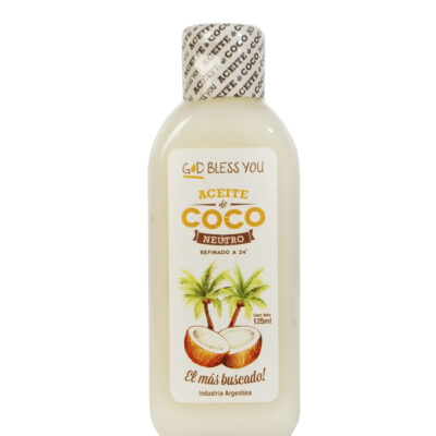 Aceite de Coco Neutro God Bless You x 125grs