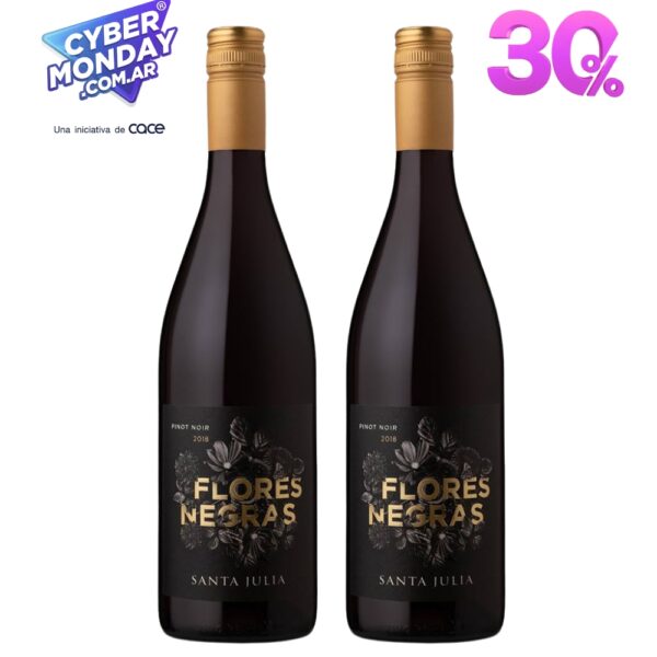 PROMO FLORES NEGRAS CYBERMONDAY 30% OFF
