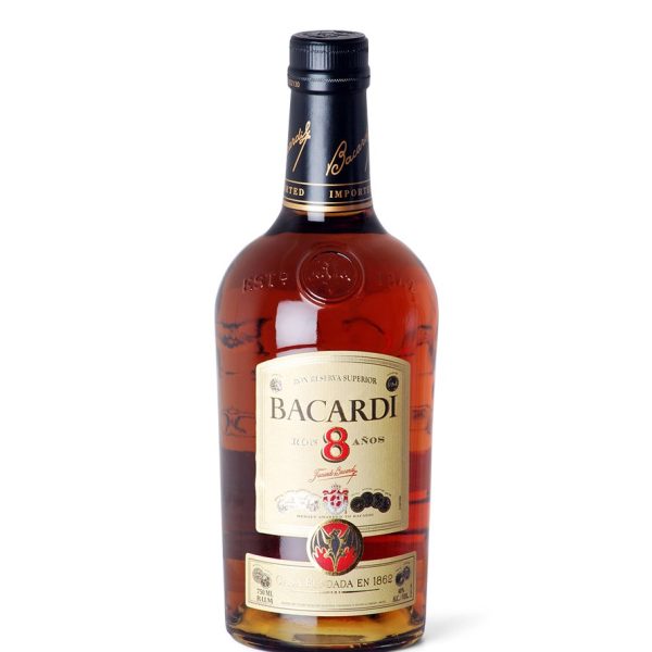 RON BACARDI 8 AÑOS X 750 CC
