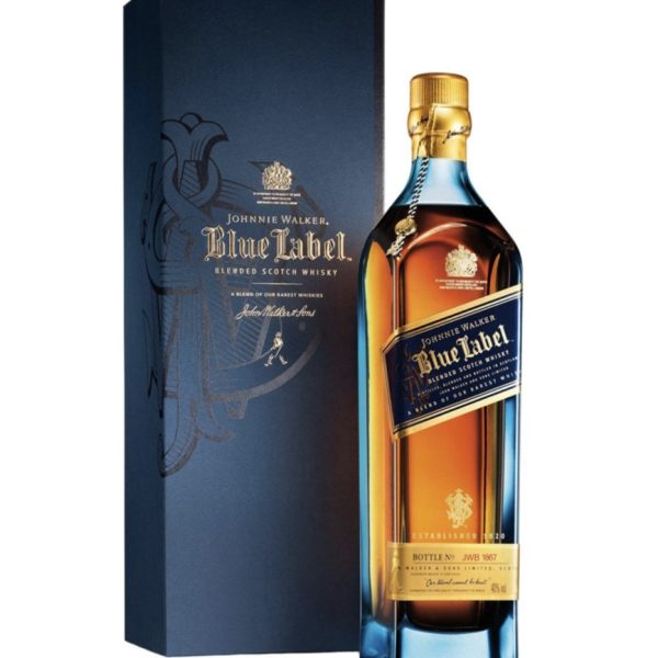 W. J. WALKER BLUE TIFFANY ESTUCHE 750 CC