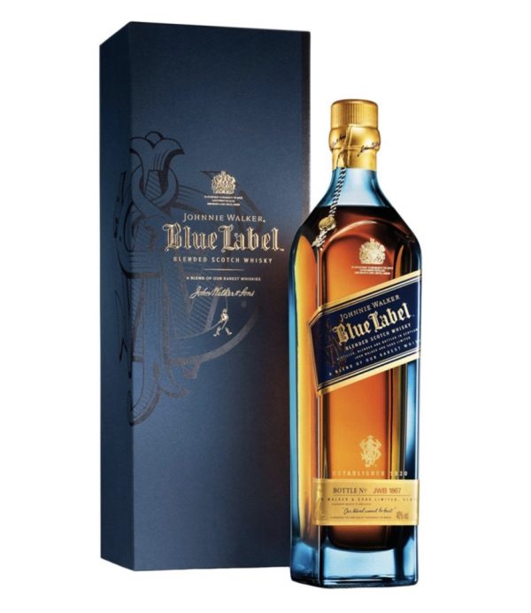 W. J. WALKER BLUE TIFFANY ESTUCHE 750 CC