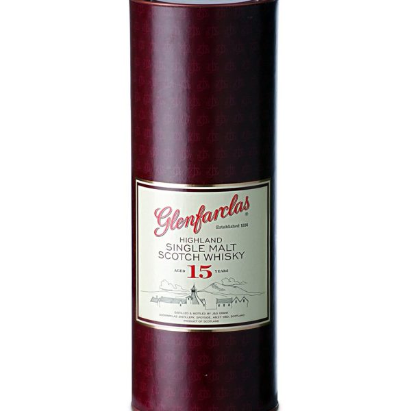 W. GLENFARCLAS 15 AÑOS ESTUCHE 700 CC
