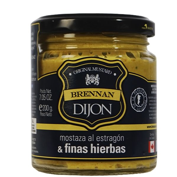 MOSTAZA BRENNAN DIJON AL ESTRAGON X 200 GRS