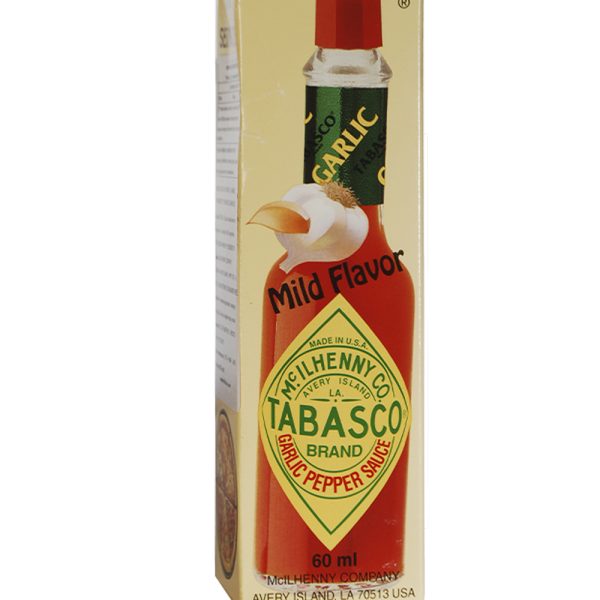 S. TABASCO GARLIC X60ML.
