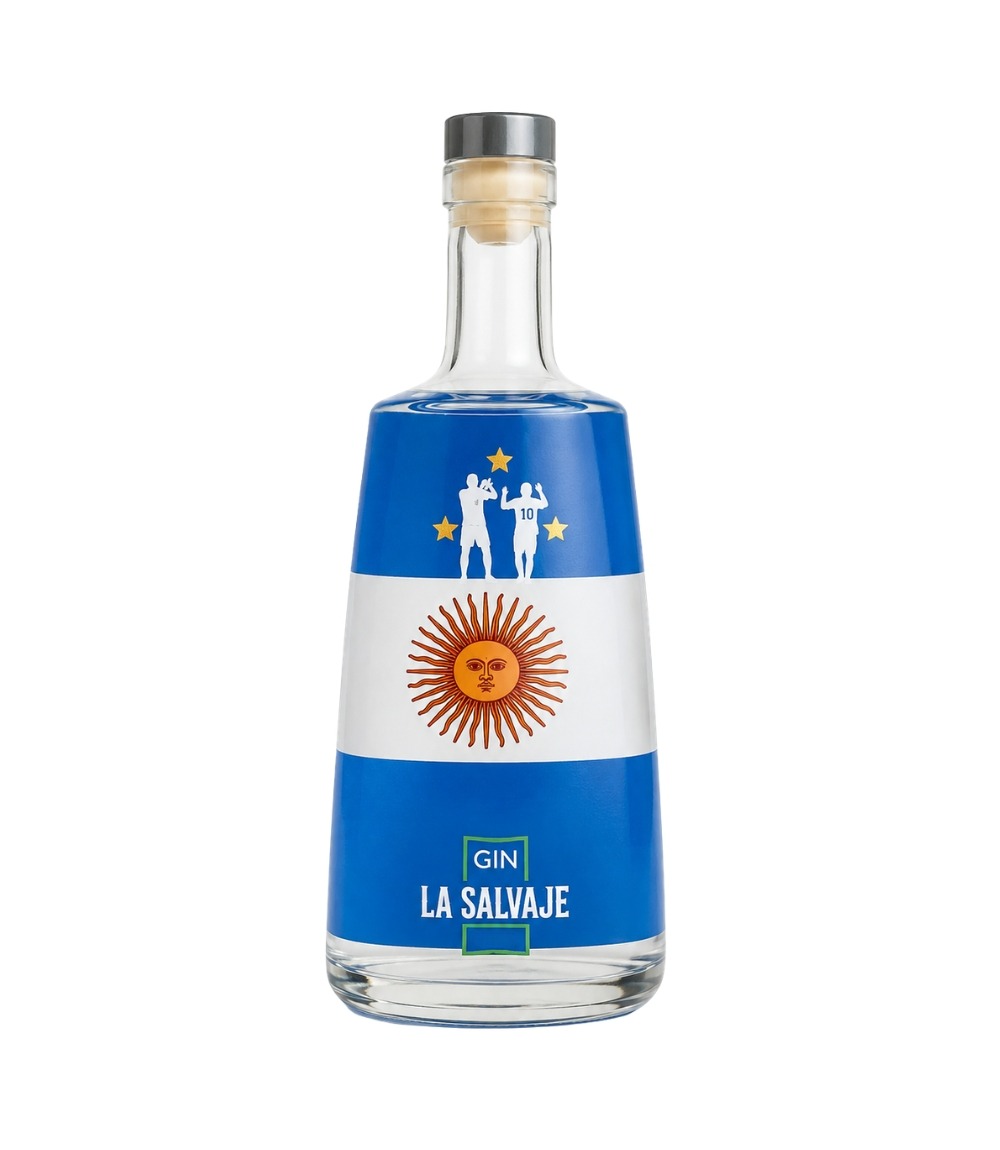 GIN LA SALVAJE EDICION BANDERA